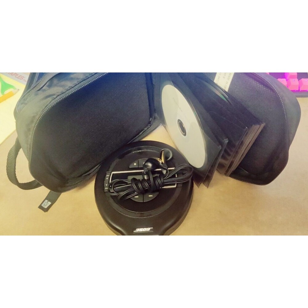 Vintage BOSE Portable CD Player PM-1 -With CD Logic Case, Headphones